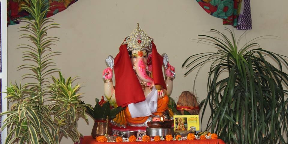 ganpati chaturthi celebration at rishikul yogshala