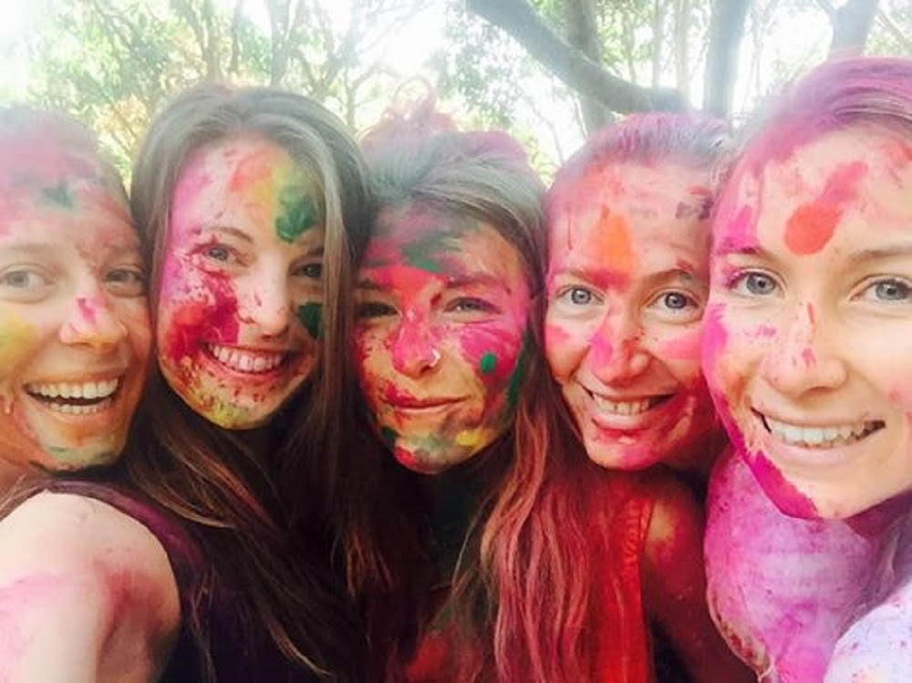 Holi Celebration in Rihsikul Yogshala