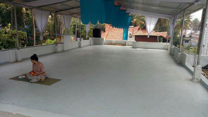 rishikul yogshala kerala yoga hall