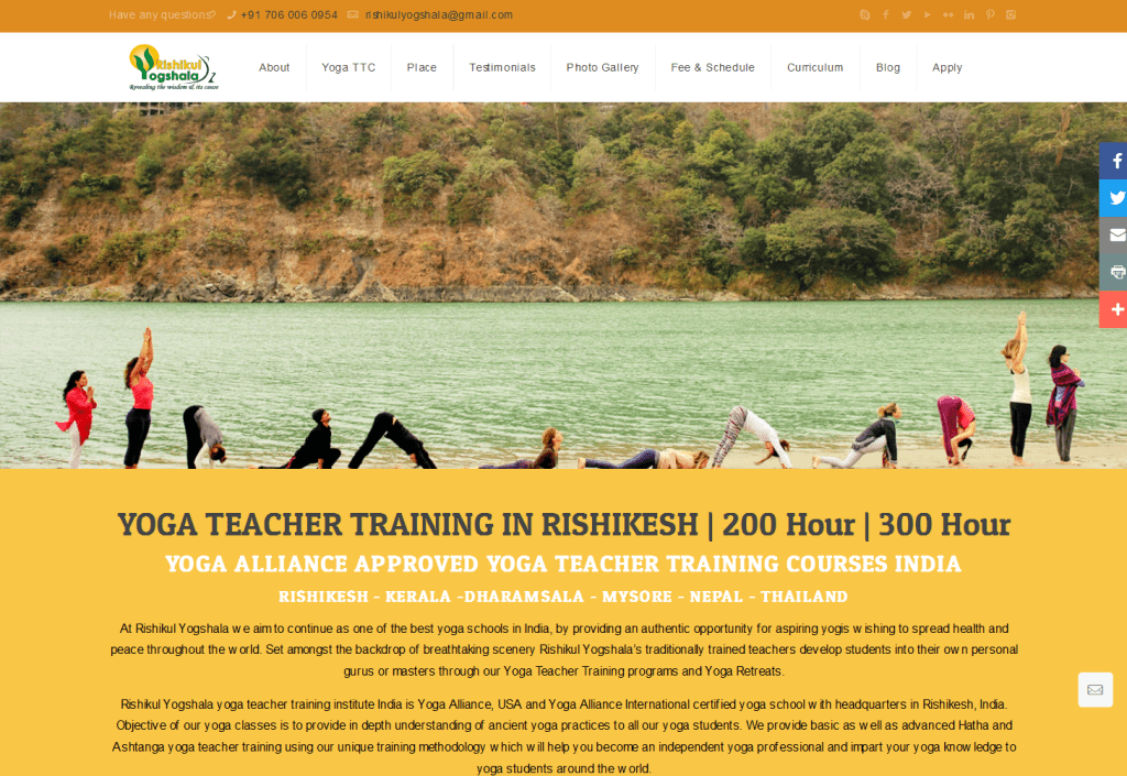 yoga wesite